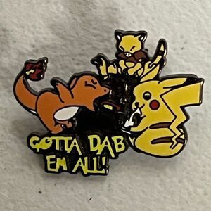 Pokemon Charmander Pikachu Alakazam 420 Pin Enamel Brooch Hat Pins Hats